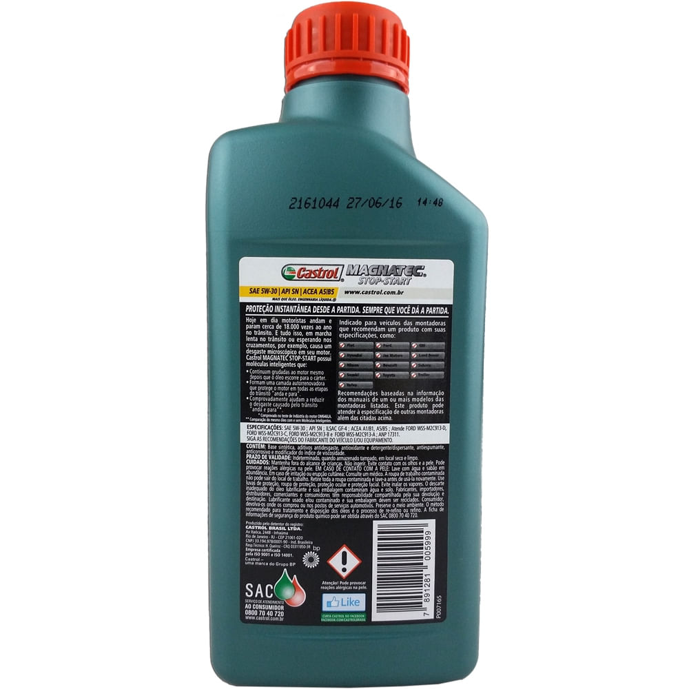 Castrol magnatec 5w30 ford